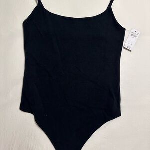 Abercrombie Black Spaghetti Strap Bodysuit